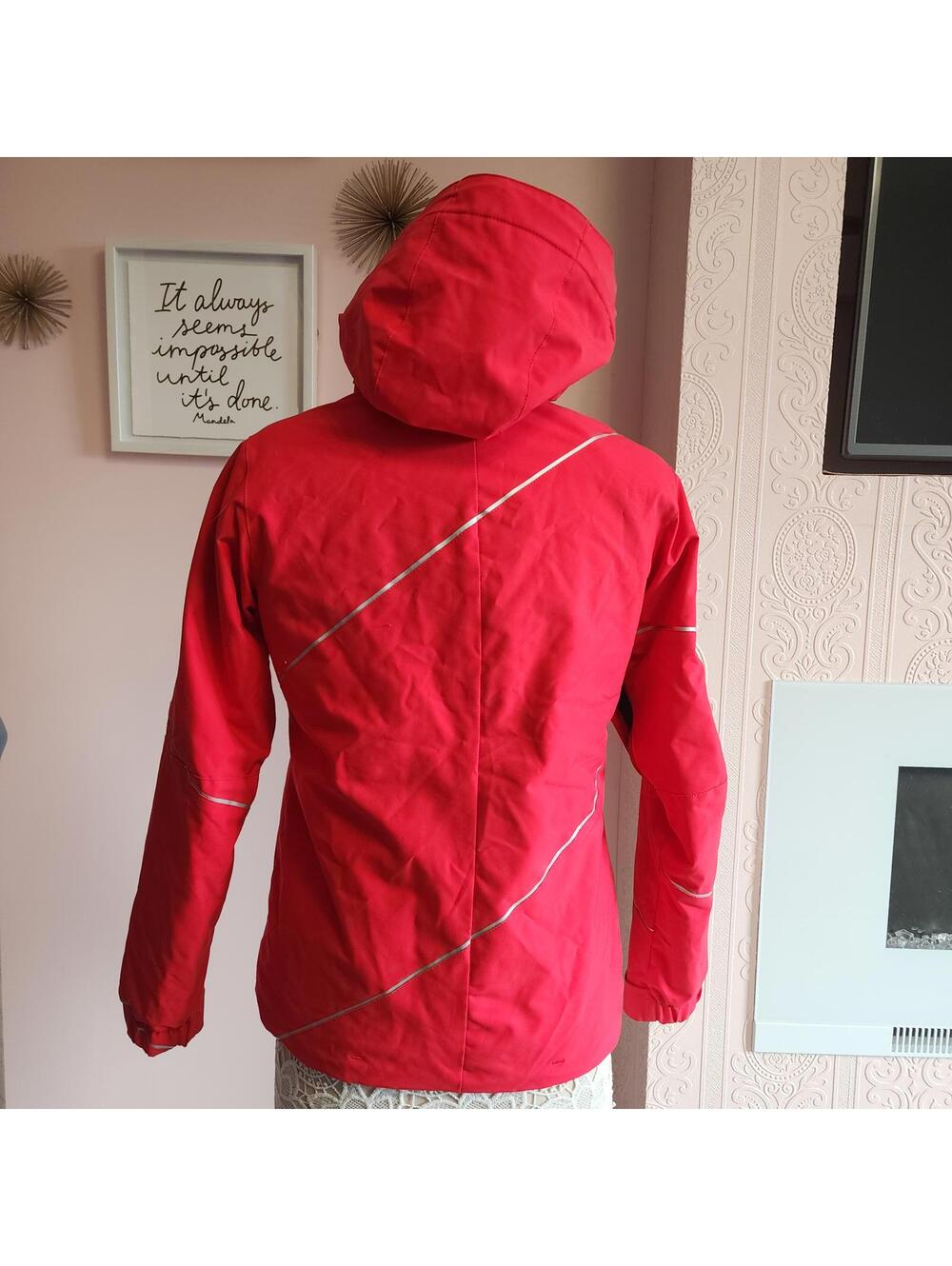 LKNW Red Descente heat navi ski winter jacket coat XS Heat Navi - Picture 3 of 8